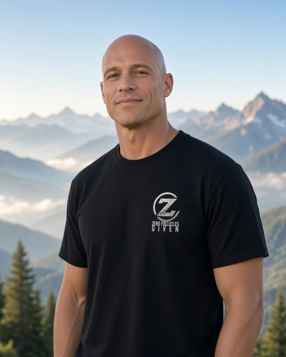 Horizon Seal Unisex Heavyweight T-Shirt — Black front