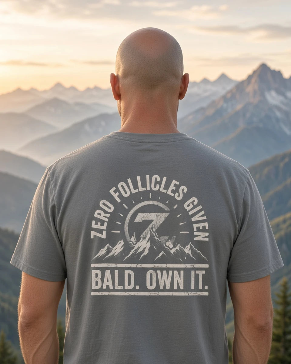 Horizon Seal Unisex Heavyweight T-Shirt — Grey back