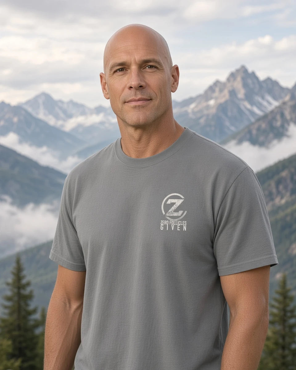 Horizon Seal Unisex Heavyweight T-Shirt — Grey front