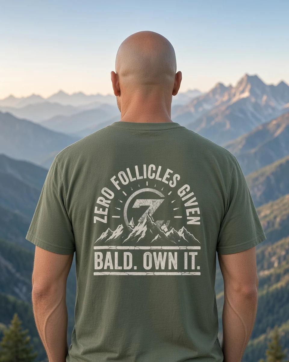 Horizon Seal Unisex Heavyweight T-Shirt — Moss back
