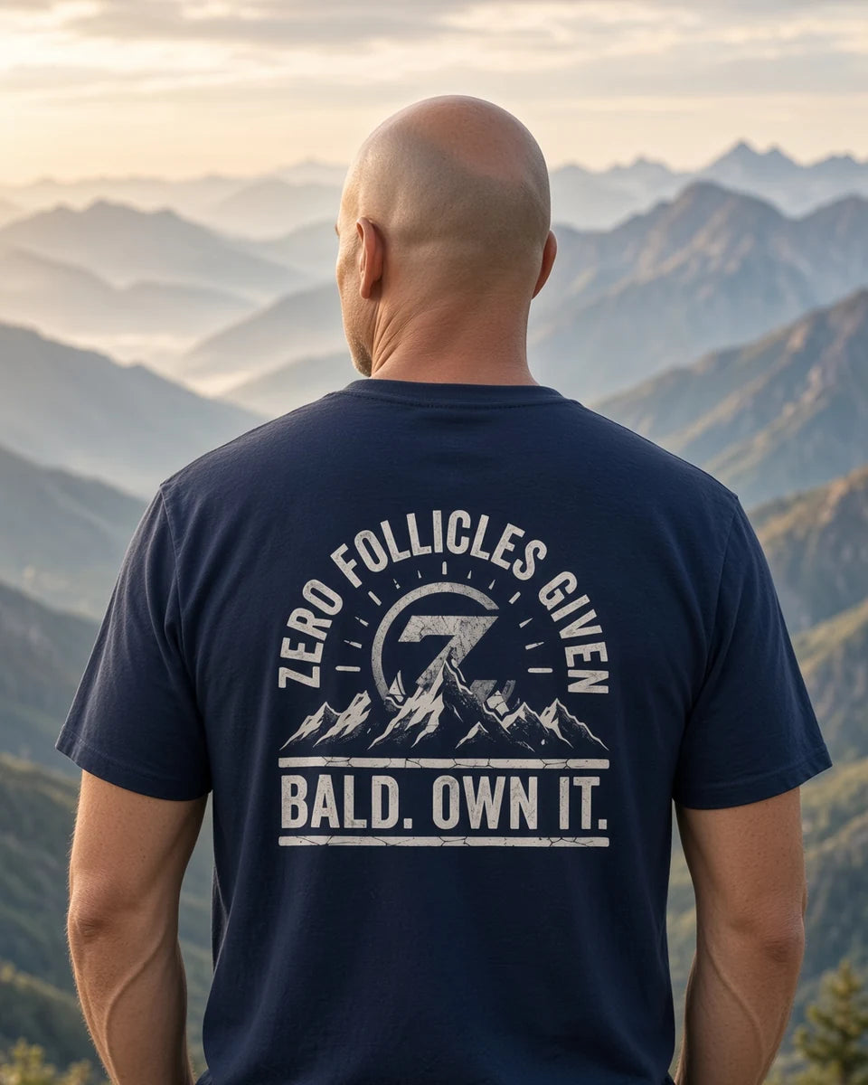 Horizon Seal Unisex Heavyweight T-Shirt — Navy back