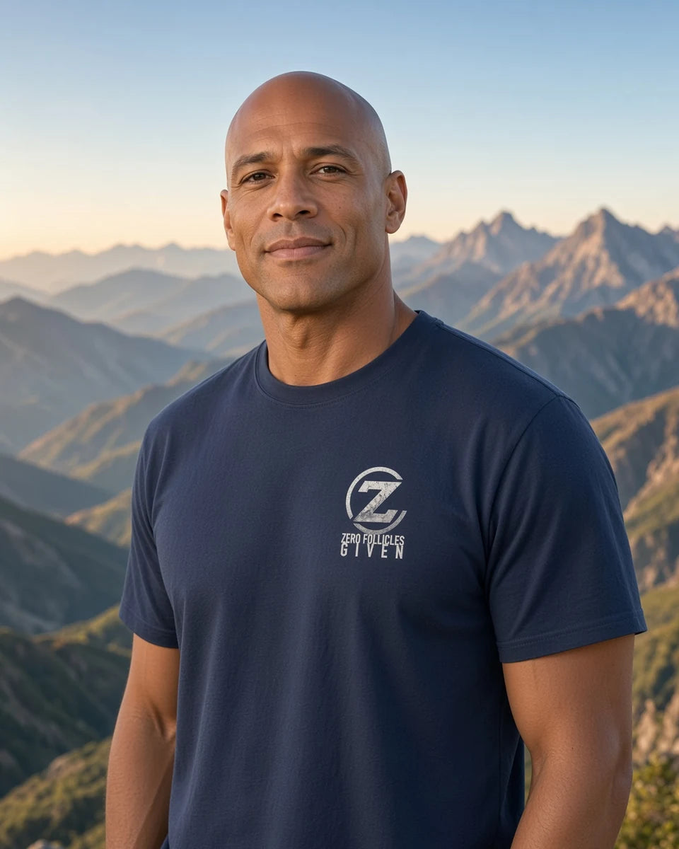 Horizon Seal Unisex Heavyweight T-Shirt — Navy front