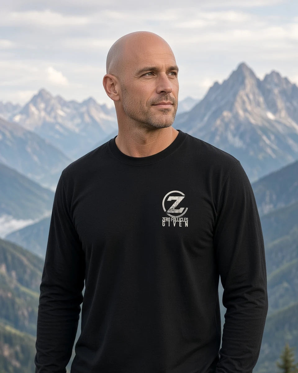 Horizon Seal Unisex Long Sleeve T-Shirt — Black front