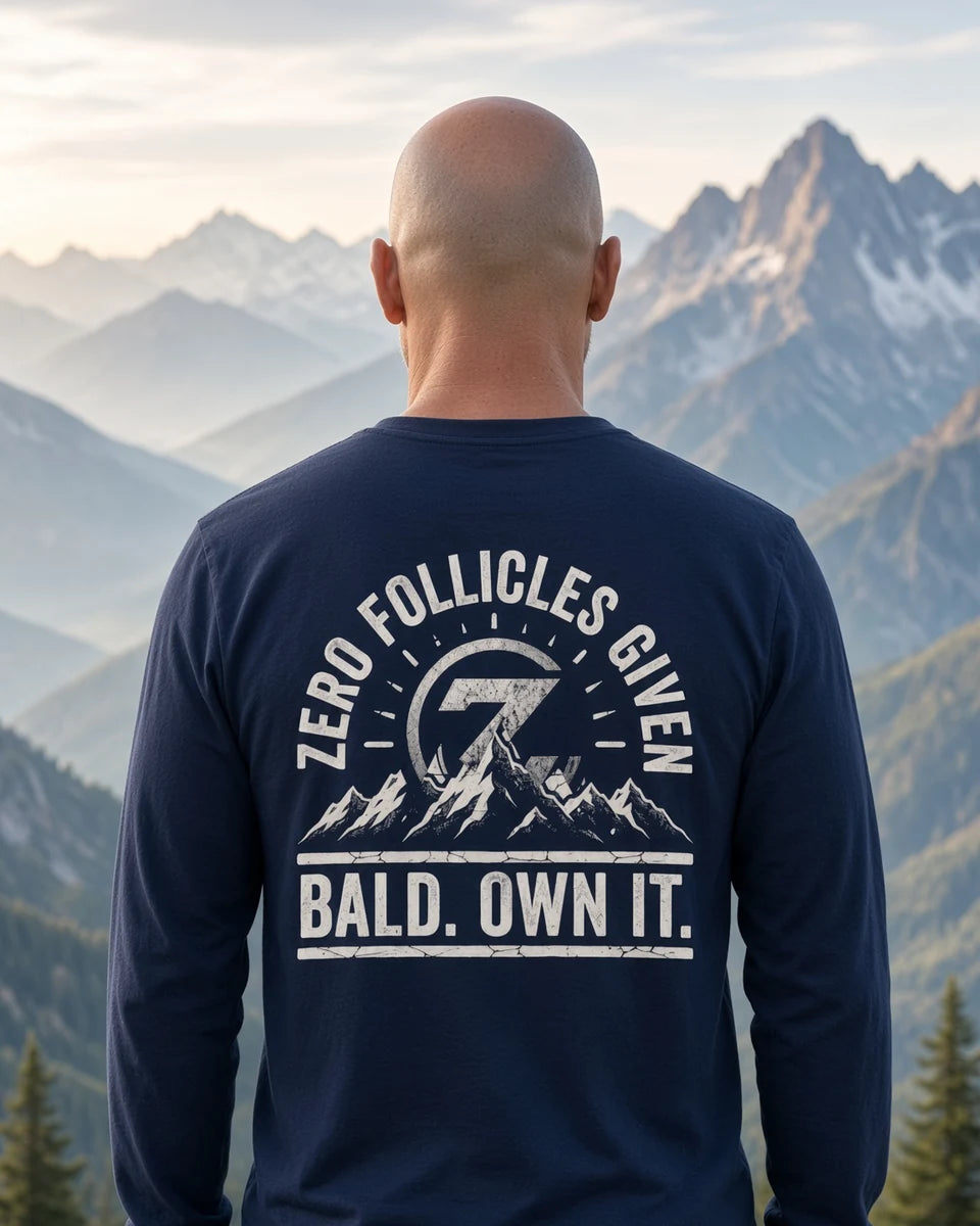 Horizon Seal Unisex Long Sleeve T-Shirt — Navy back
