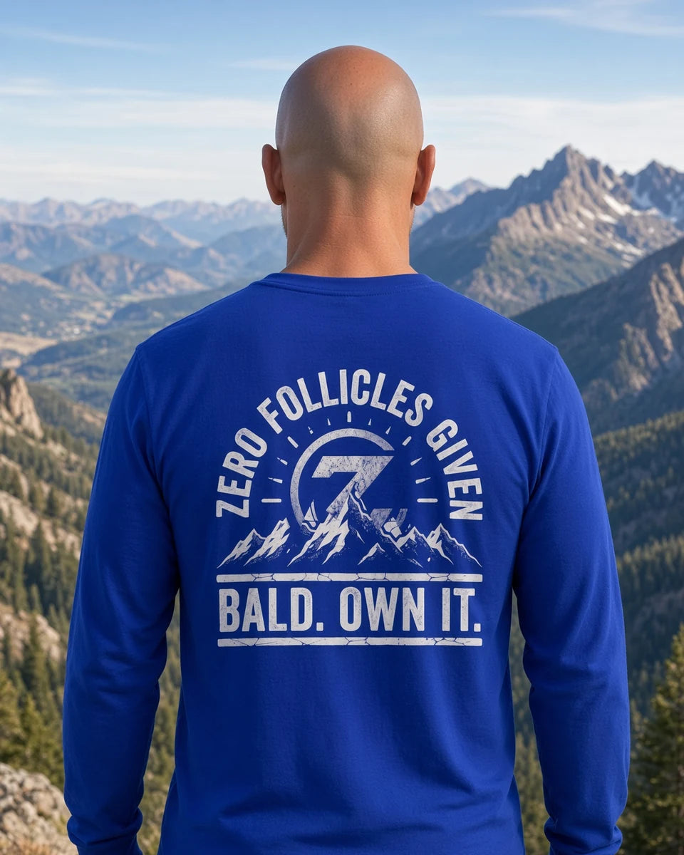 Horizon Seal Unisex Long Sleeve T-Shirt — Royal back
