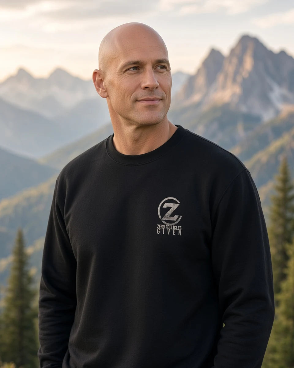 Horizon Seal Unisex Crewneck Sweatshirt — Black front