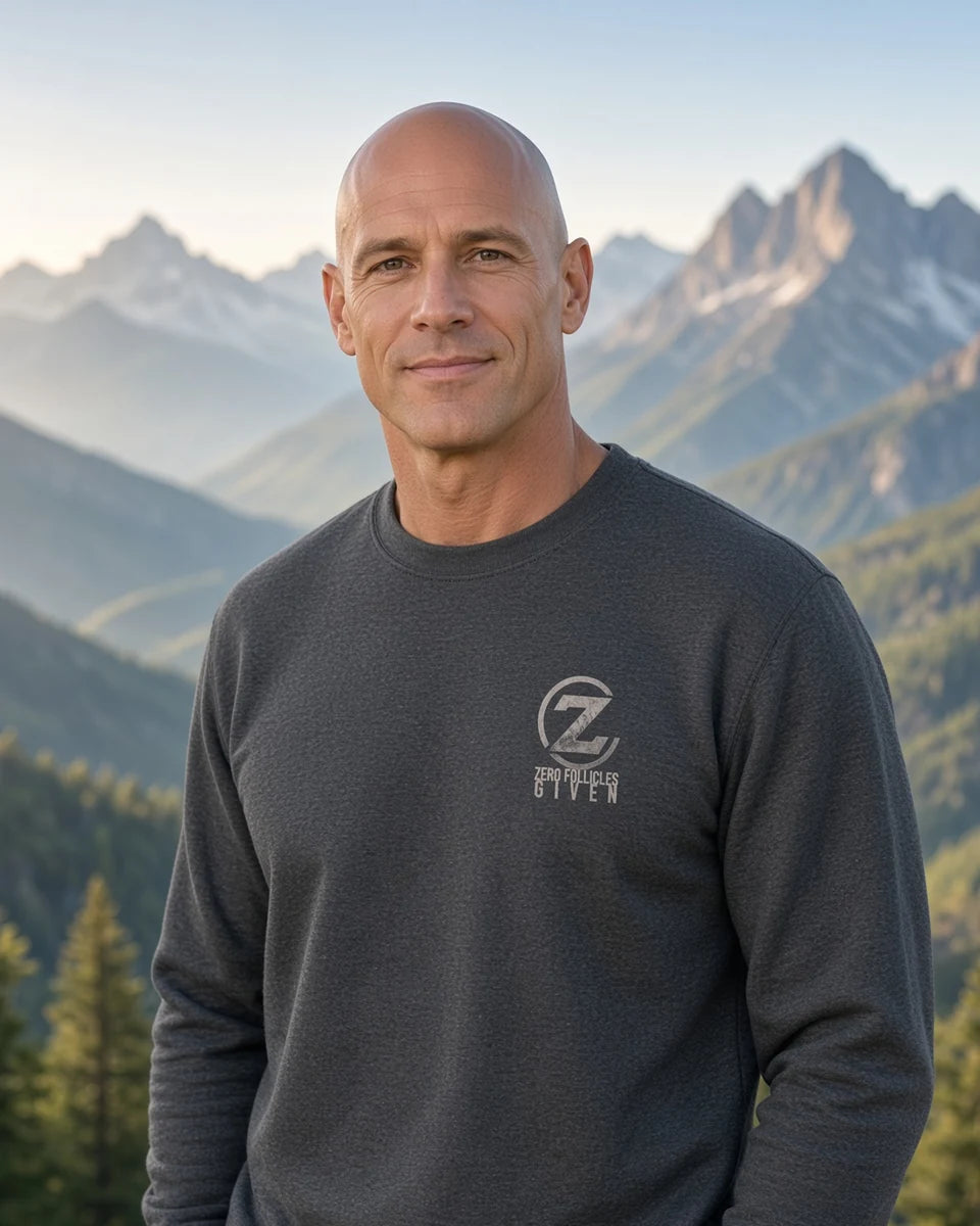Horizon Seal Unisex Crewneck Sweatshirt — Dark Heather front