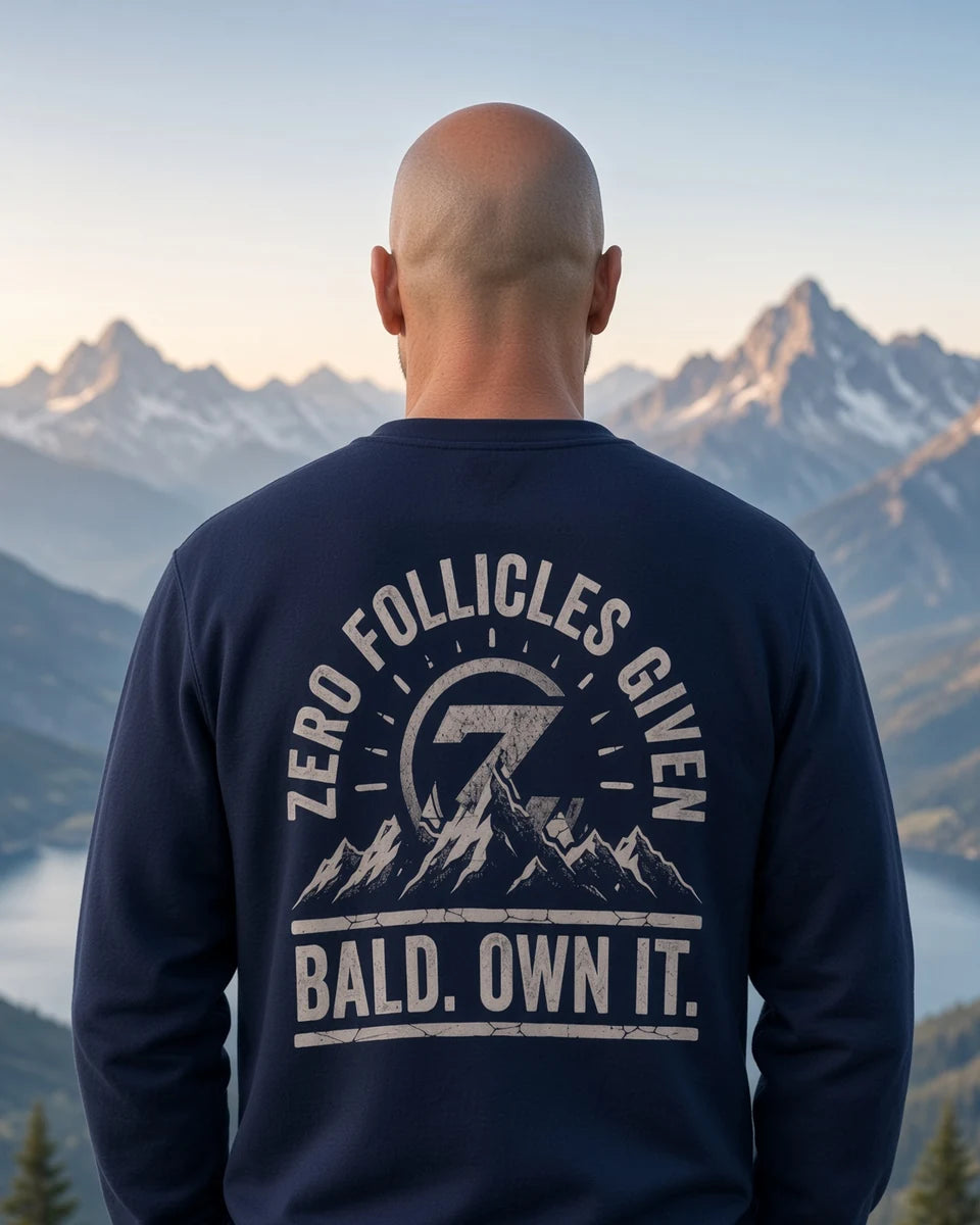 Horizon Seal Unisex Crewneck Sweatshirt — Navy back