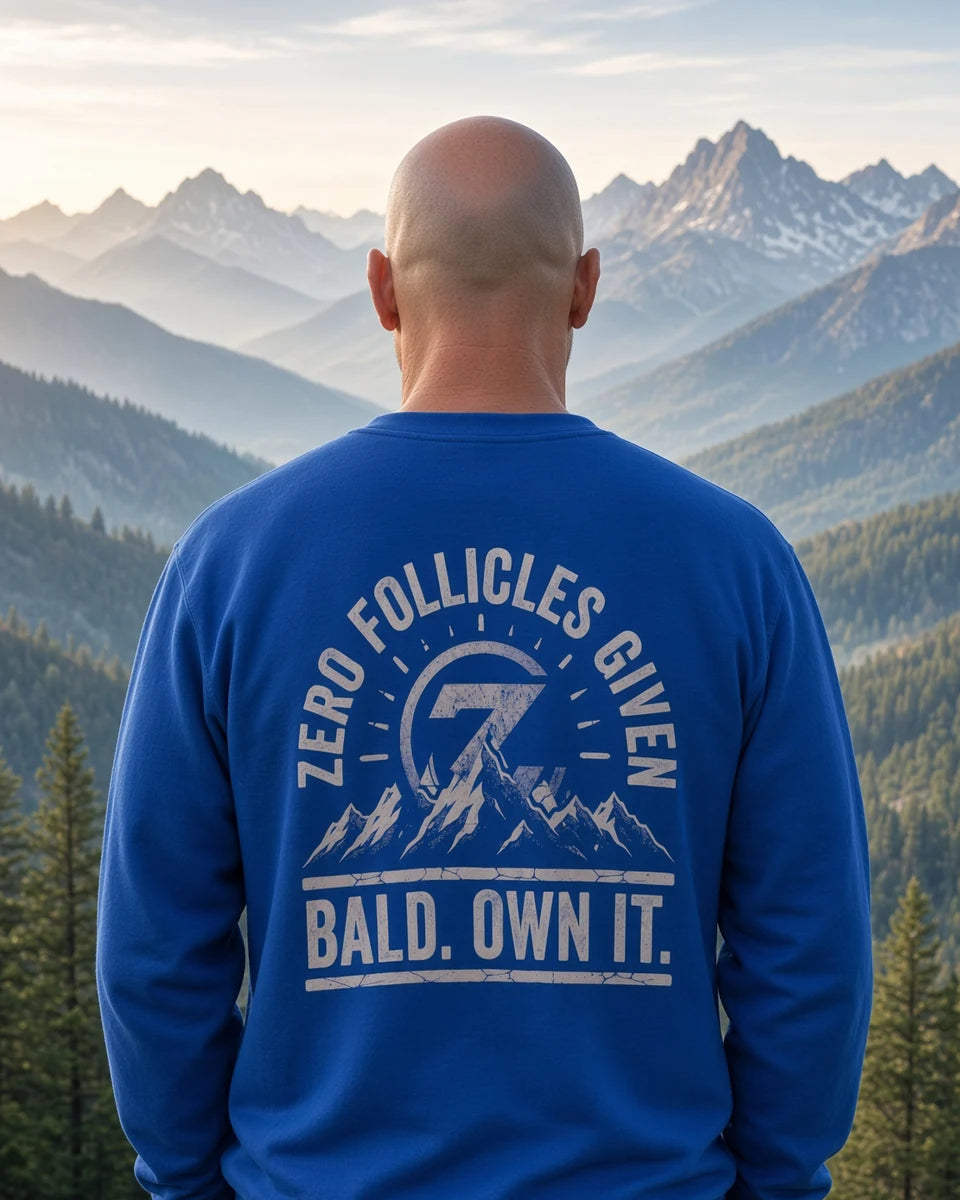 Horizon Seal Unisex Crewneck Sweatshirt — Royal back