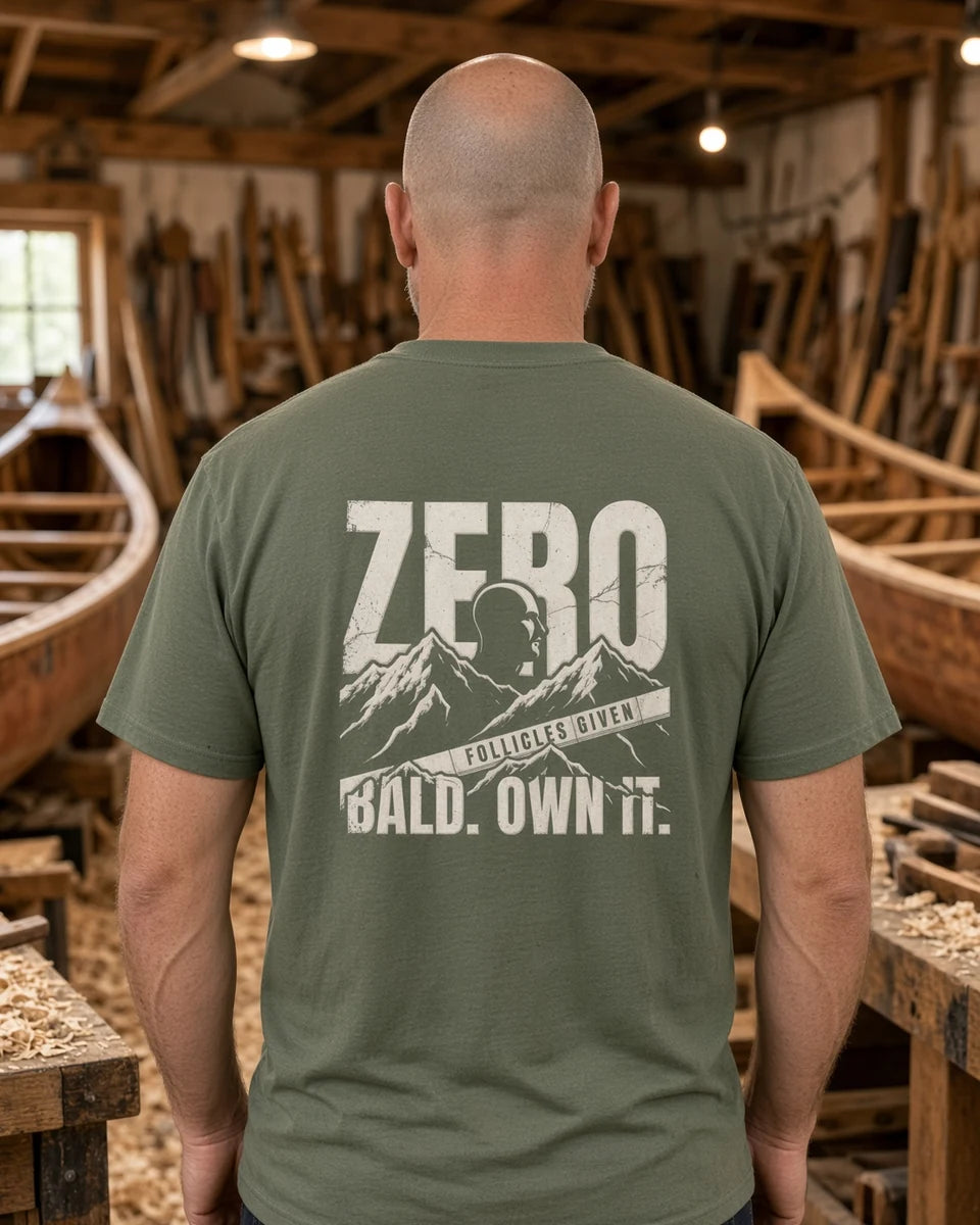 Zero Follicles Given Ridgeback Unisex Heavyweight T-Shirt — Moss back